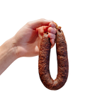 Bauernbratwurst, abgehangen